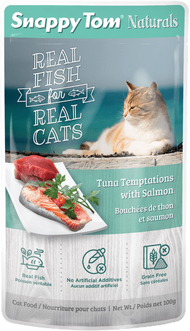Snappy Tom Naturals Tuna Temptations With Salmon